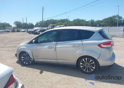 2017 Ford C-Max Hybrid Titanium z USA, uszkodzony, nr VIN 1FADP5DUXHL118550